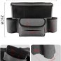 Car Handbag Holder between Seats Suede Large Capacity Car Purse Holder Automotiv