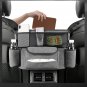 Car Handbag Holder between Seats Suede Large Capacity Car Purse Holder Automotiv