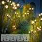 Lanthium 8 Pack Solar Firefly Lights Outdoor Waterproof with 8 Leds, Solar Power