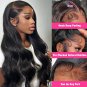 13X4 Lace Front Wigs Human Hair 24 Inch Body Wave Lace Front Wigs Human Hair Pre