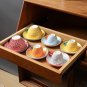 Kitchentour Espresso Cups and Saucers Set, 6-Pack,2.8Oz - Cappuccino Cups with H
