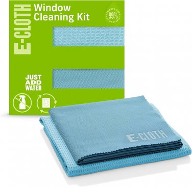 E-Cloth Glass Cleaner, Window Cleaning Kit, Microfiber Cleaning Cloth, Best for