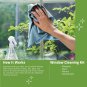 E-Cloth Glass Cleaner, Window Cleaning Kit, Microfiber Cleaning Cloth, Best for