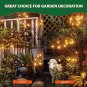 8LED Solar Powered Firefly Lights,Outdoor Waterproof,Starburst Swaying Solar Lig