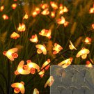 Solar Garden Lights - 6 Pack 12 LED Bee Solar Firefly Lights with 2 Lighting Mod