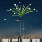 Solar Garden Lights Outdoor - 4 Pack 48 LED Solar Powered Firefly Lights with Le