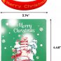 36PCS Christmas Rubber Bracelets 36PCS Mini Greeting Cards Xmas Holiday Party Fa
