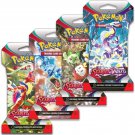 TCG: Scarlet & Violet Sleeved Booster Packs - 8 Packs (80 Cards)