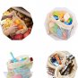 Complete Set of 10: 100% Pure Cotton Mesh and Terylene Reusable Bags for Sustain