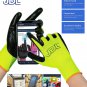 Work Gloves Touch Screen Non-Slip,Nitrile Rubber Coated Working Garden Gloves Bu