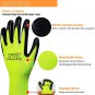 Work Gloves Touch Screen Non-Slip,Nitrile Rubber Coated Working Garden Gloves Bu