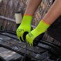 Work Gloves Touch Screen Non-Slip,Nitrile Rubber Coated Working Garden Gloves Bu