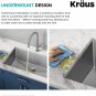 KHU100-32 Standart PRO 16 Gauge Undermount Single Bowl Stainless Steel Kitchen S