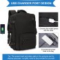 Large Travel Backpack, Carry on Backpack with Fanny Pack, Hiking Backpack Waterp