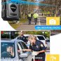 M5 2K Police Body Camera, GPS Enabled &1440P Body Mounted Cam, 64G Body Cam Buil