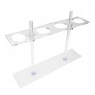 Funnel Stand, 4 Holes Organic Glass Funnel Support Adjustable Height Funnel Hold