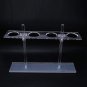 Funnel Stand, 4 Holes Organic Glass Funnel Support Adjustable Height Funnel Hold