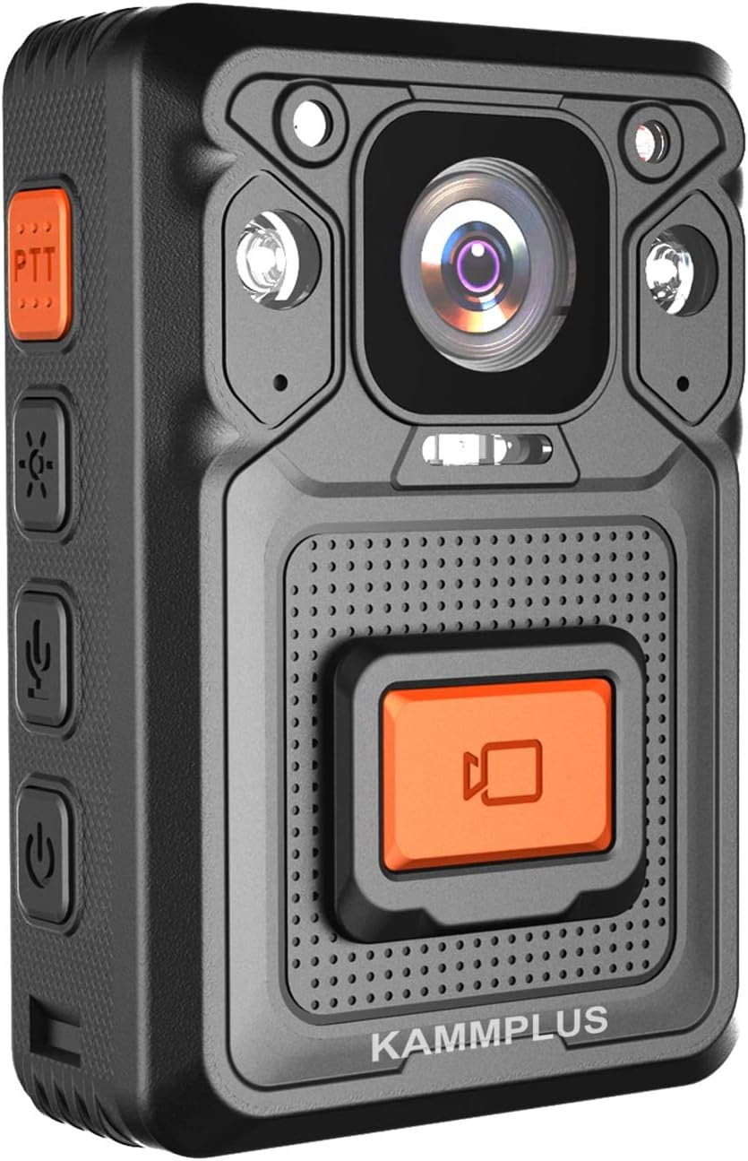 KAMMPLUS KP22 2K Body Camera with Night Vision,1440P Recording, 60FPS Videotape,128GB Memory, H.265,14-Hour Battery Life, GPS and 2-Inch Di 並行輸入品 Axon Body Camera TAMEIVISUA KP22 128GB 2K Body Cameras,1512P,H.265