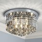 Saint Mossi 22003 Modern K9 Crystal Raindrop Chandelier Lighting, Flush Mount, P