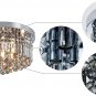 Saint Mossi 22003 Modern K9 Crystal Raindrop Chandelier Lighting, Flush Mount, P
