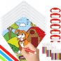 DIY Kites Blank Diamond Kite White Kite Making Kit Decorating Coloring Kite with