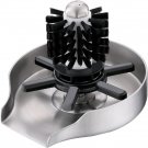 Glass Rinser, Metal Cup Rinser with Brush, Self-Cleaning Rinser, Multi-Azimuthfo