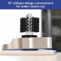 Glass Rinser, Metal Cup Rinser with Brush, Self-Cleaning Rinser, Multi-Azimuthfo