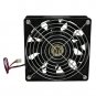 12Cm 120Mm 200CFM 4000RPM CPU Cooling Fan FFC1212DE 12V DC 3-Pin 3-Wire PC Compu
