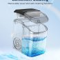 Nugget Ice Maker Countertop - Pebble Ice Maker Machine with Self-Cleaning Functi
