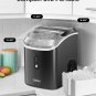 Nugget Ice Maker Countertop - Pebble Ice Maker Machine with Self-Cleaning Functi