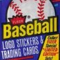 1988  Baseball Logo Stickers & Trading Cards (1 Wax-Pack)