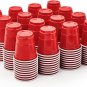 Lilymicky 300 PACK 2 Oz Plastic Shot Glasses, Red Disposable Plastic Cups, Mini