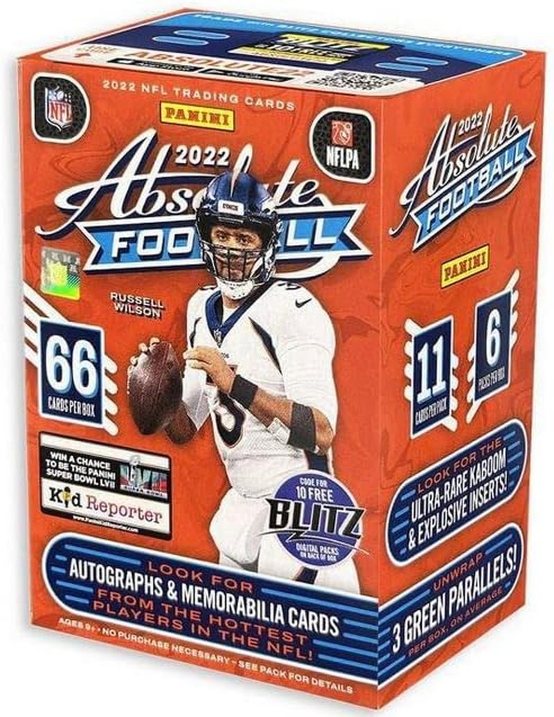 2022 Absolute NFL Football Blaster Box Look for Kaboom! & Explosive