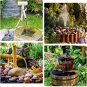 AISITIN 2.5W Solar Fountain Pump, DIY Outdoor Solar Water Fountain Pump with 6 N