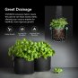 5-Pack 10 Gallon Plant Grow Bags, Heavy Duty Thickened Nonwoven Fabric Pots with
