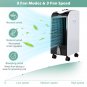 3-In-1 Portable Evaporative Air Cooler with Filter Knob for Indoor