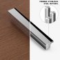 4-Inch Super Deluxe Cabinet Handle Polished (Bright Silver, 4 Inch)