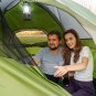 Camping Tent 2/4Person Family Tent Double Layer Outdoor Tent Waterproof Windproo