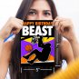 Basketball Beast Birthday Card 1-Pack (5X7) Basketball Sports Birthday Cards Gre
