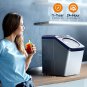 Countertop Nugget Ice Maker, Pebble Ice Machine, 30Lbs per Day, 2 Ways Water Ref