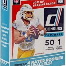 2021  Donruss NFL Football HANGER Box (50 Cards/Bx)