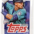 2023 Topps  Baseball Hobby Box (24 Packs/14 Cards: 1 Auto or Mem, 1 Silver Pack)