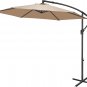 10FT Patio Offset Umbrella Cantilever Umbrella, Large Hanging Market Umbrella wi