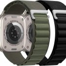 2 Pack Alpine Loop Nylon Band Compatible with Apple Watch Band 42Mm 44Mm 45Mm 49