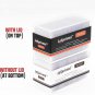 50 Top Loaders for Cards W/Acrylic Box (Wtih Lid-) Collectible Trading Card Albu