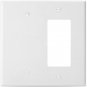 Bates- Combination Wall Plate, Decorator/Blank, 2 Gang Wall Plate, Wall Switch P