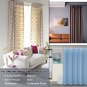 24 PCS 2.0-Inch Black Eyelet Curtain Rings Together with 30 PCS Curtain Pins for
