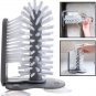 Water Bottle Cleaning Brush Glass Cup Washer with Suction Base Bristle Brush for