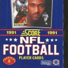 1991  Football Series 2 Box of Trading Card Packs - Possible Bret Favre Rookie C