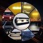 2PCS 7 Inch 36W LED Light Bar White/Amber Flasing Strobe with Six Modes Spot Flo